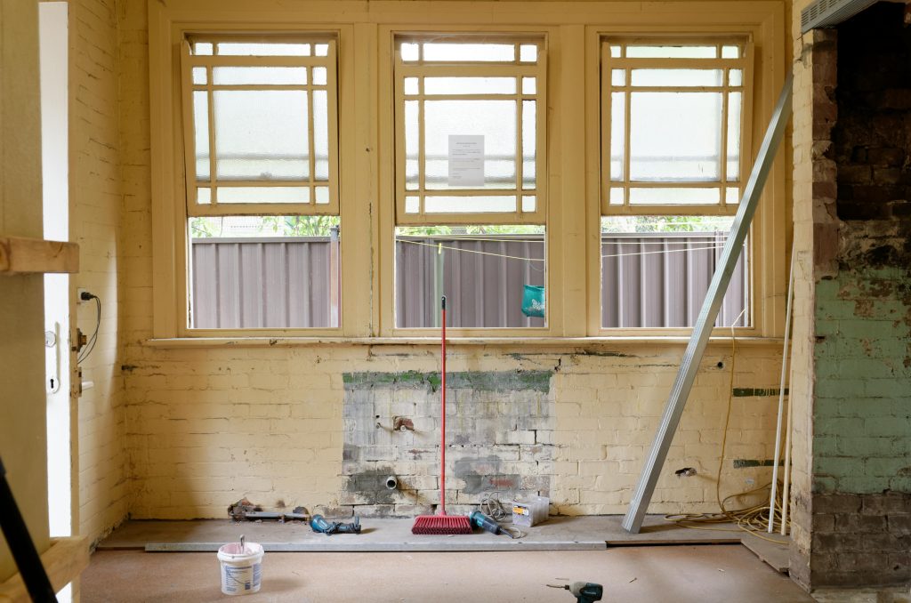 Industrial refurbishment site