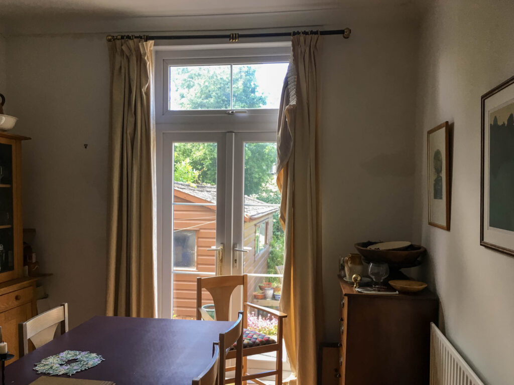 Before - rear dining room